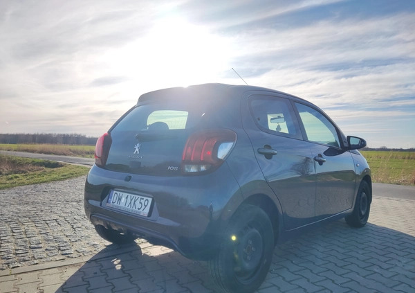 Peugeot 108 cena 30500 przebieg: 122000, rok produkcji 2017 z Wrocław małe 56